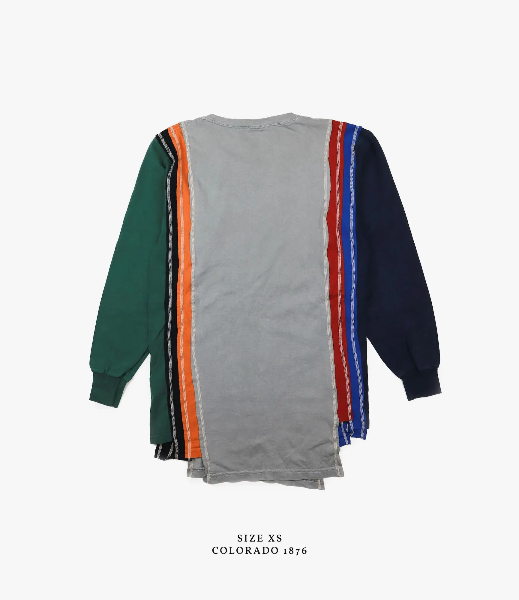 7 Cuts Long Sleeve College T-Shirt