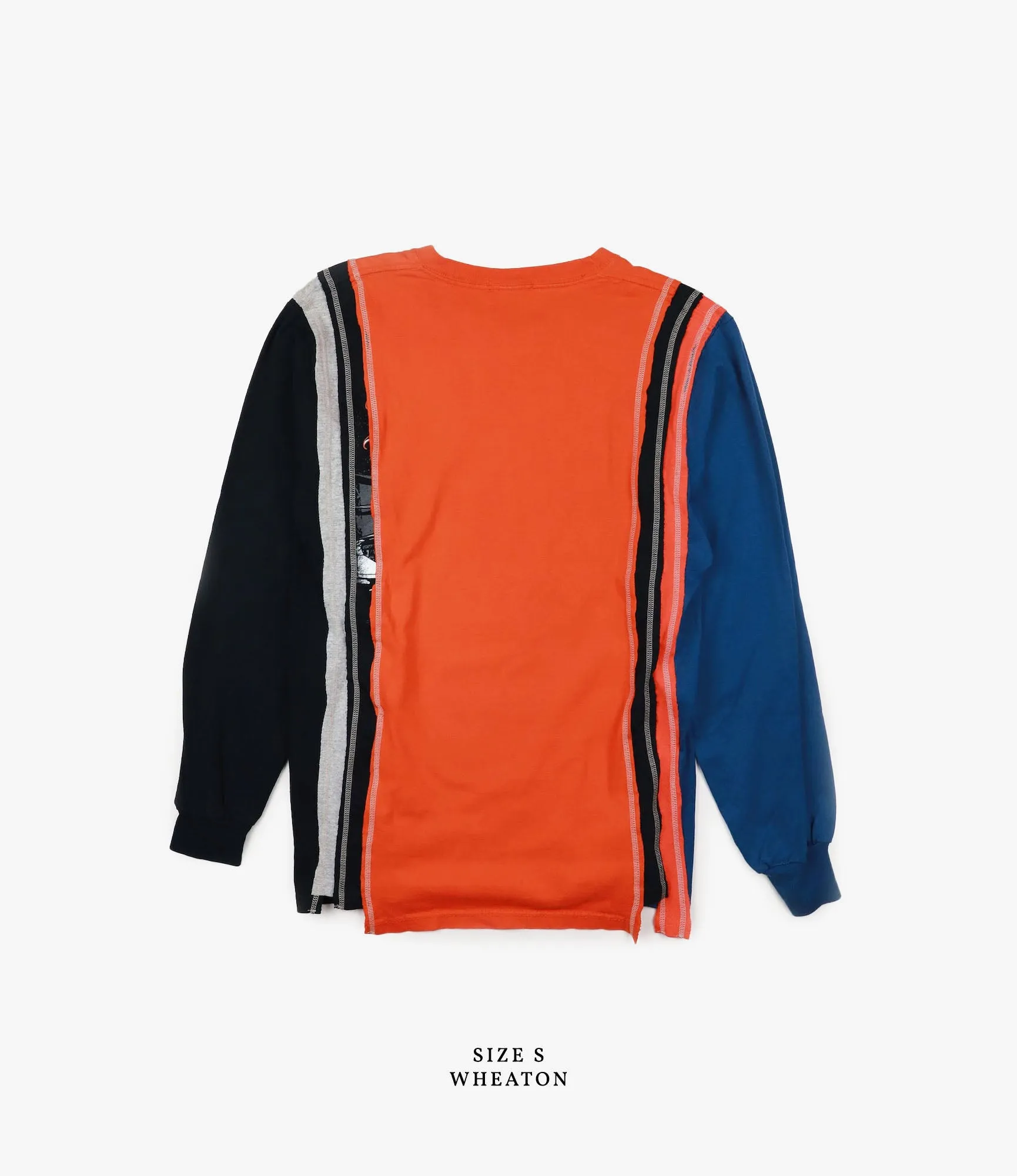 7 Cuts Long Sleeve College T-Shirt