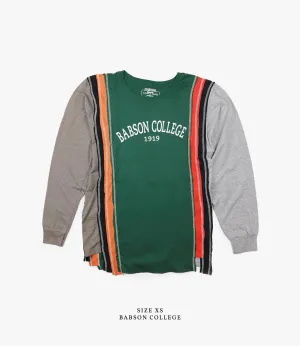 7 Cuts Long Sleeve College T-Shirt