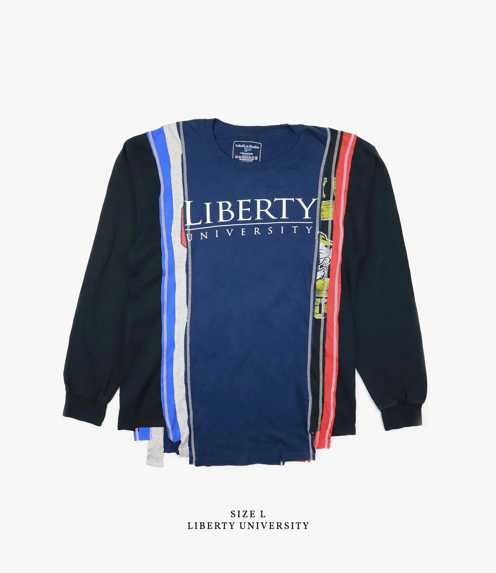 7 Cuts Long Sleeve College T-Shirt