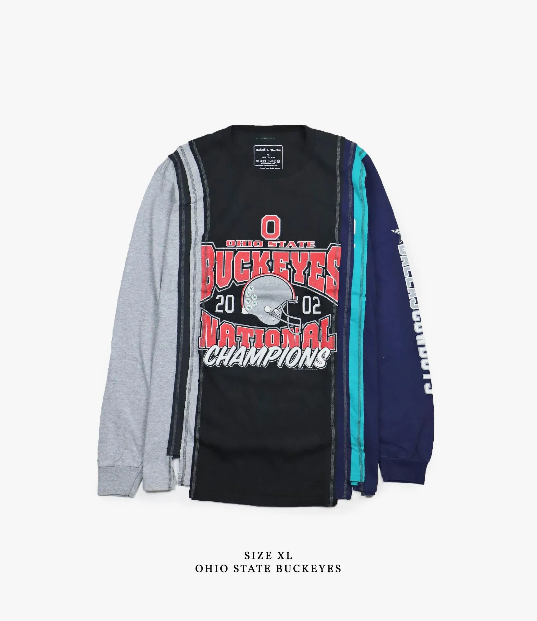 7 Cuts Long Sleeve College T-Shirt