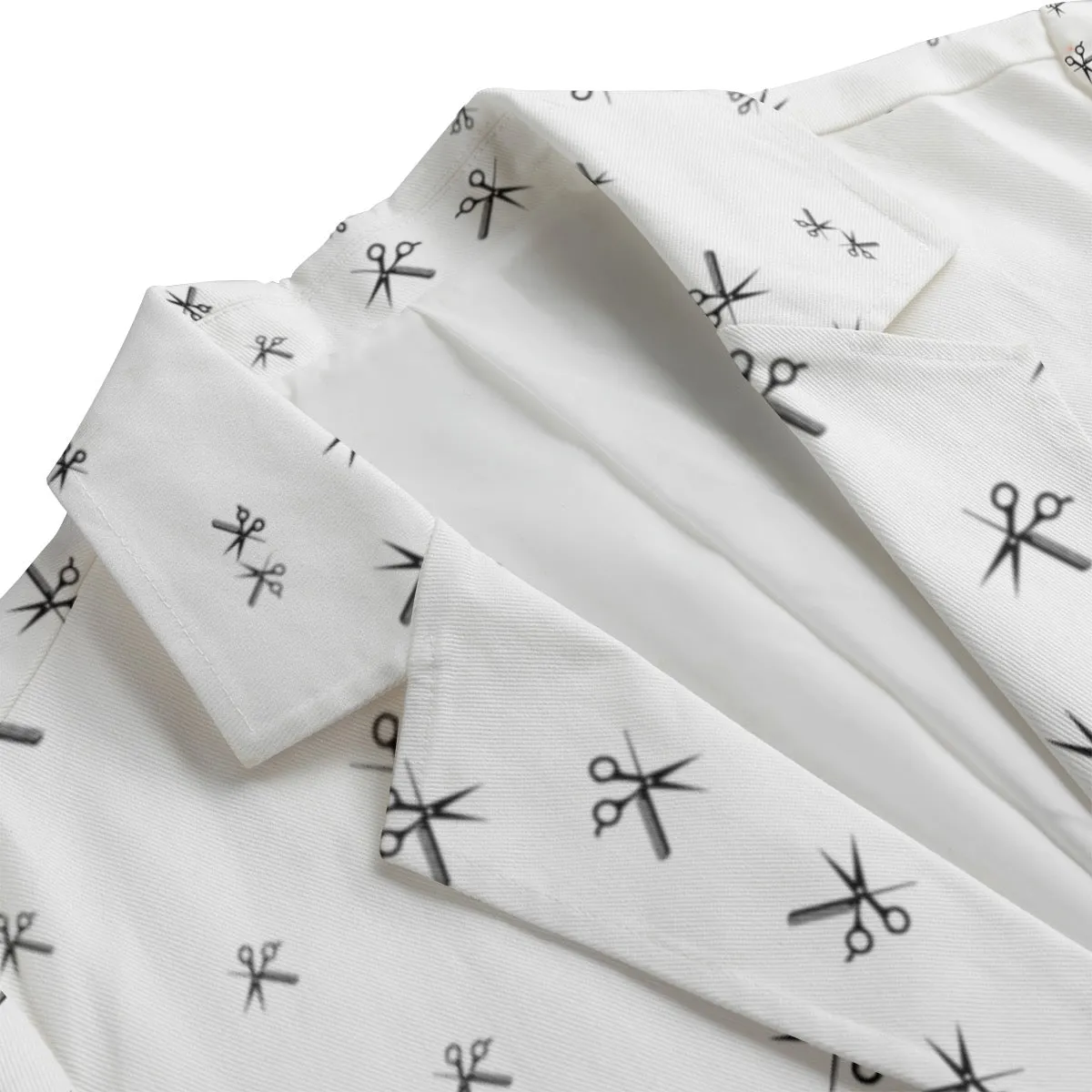 All-Over Print Women's Leisure Blazer | 245GSM Cotton hair, life, themed print