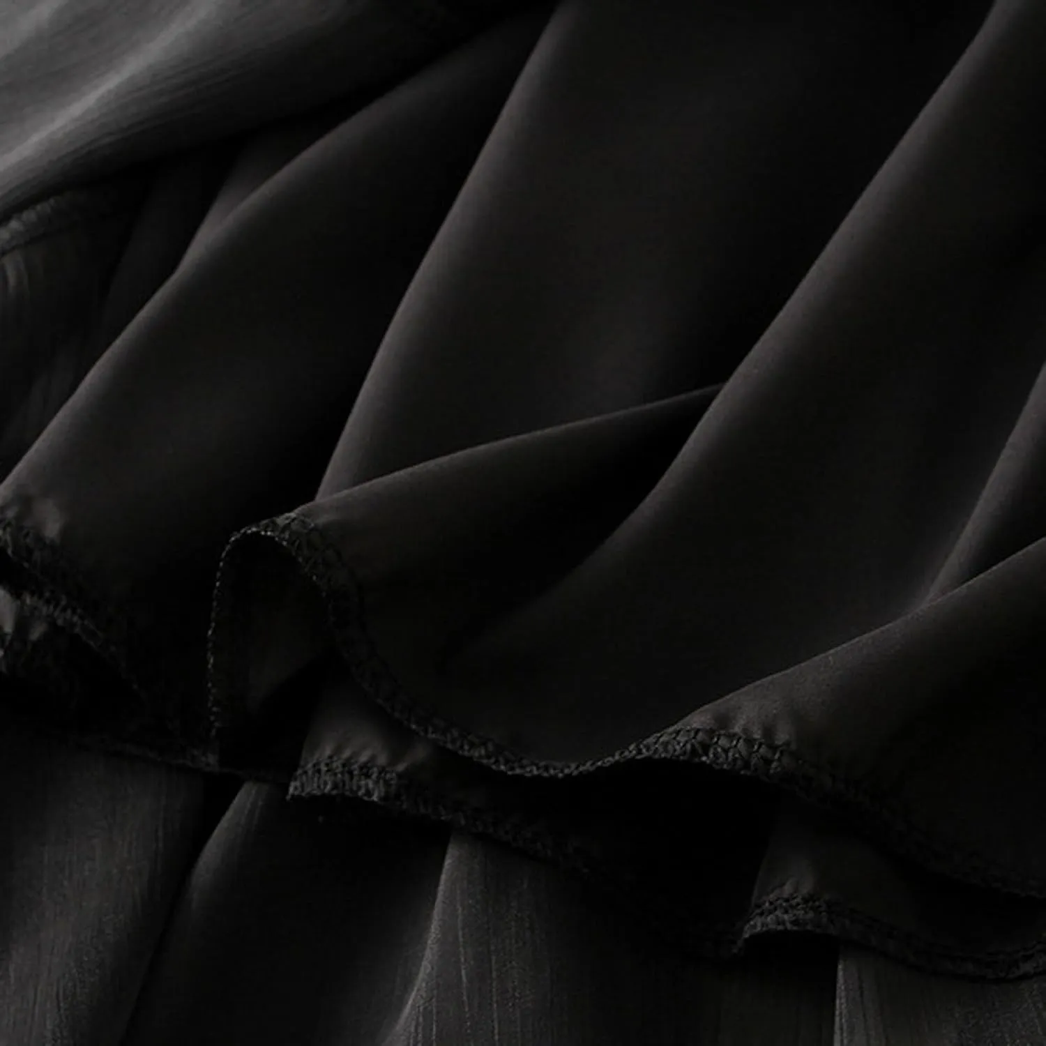 Beach Skirts for Women Asymmetrical Hem Elastic Waist Flowy Long Skirt 2025 Fashion Trendy Summer Pleated Skirt