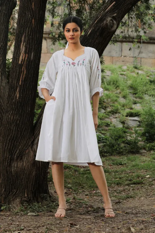 Bebaak Jasmin Handpainted & Handwoven Dress