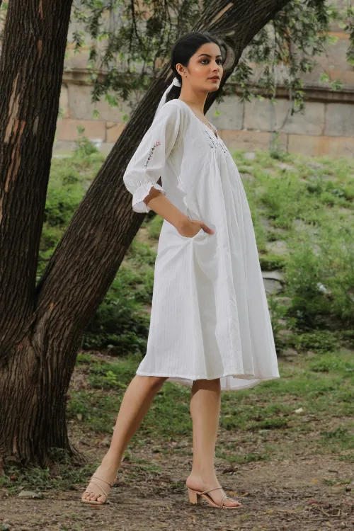 Bebaak Jasmin Handpainted & Handwoven Dress