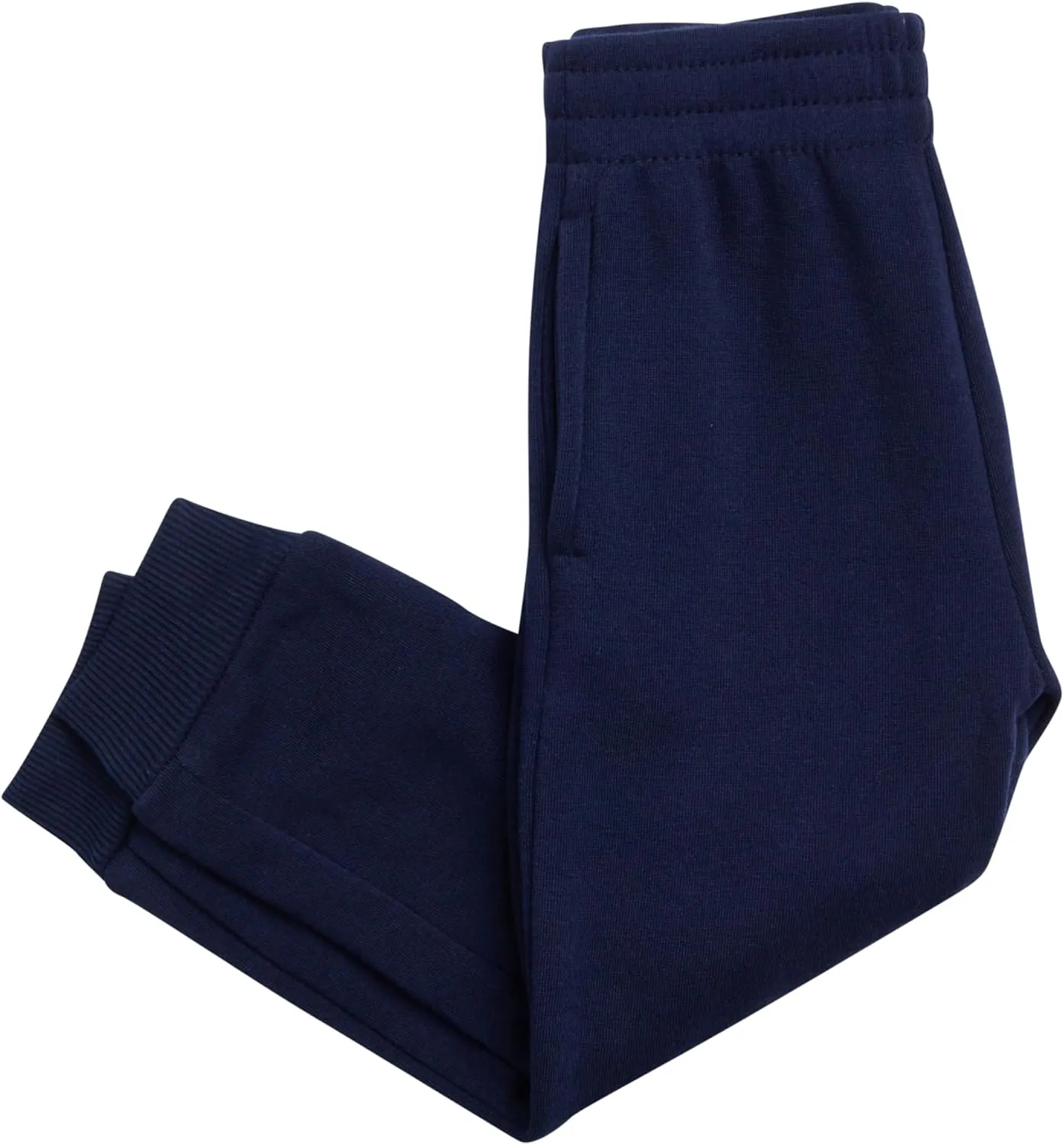 Boys' Active Sweatsuit - 2 Piece Fleece Zip Hoodie Sweatshirt and Sweatpants - Basic Solid Jogger Pants Set (2T-7)