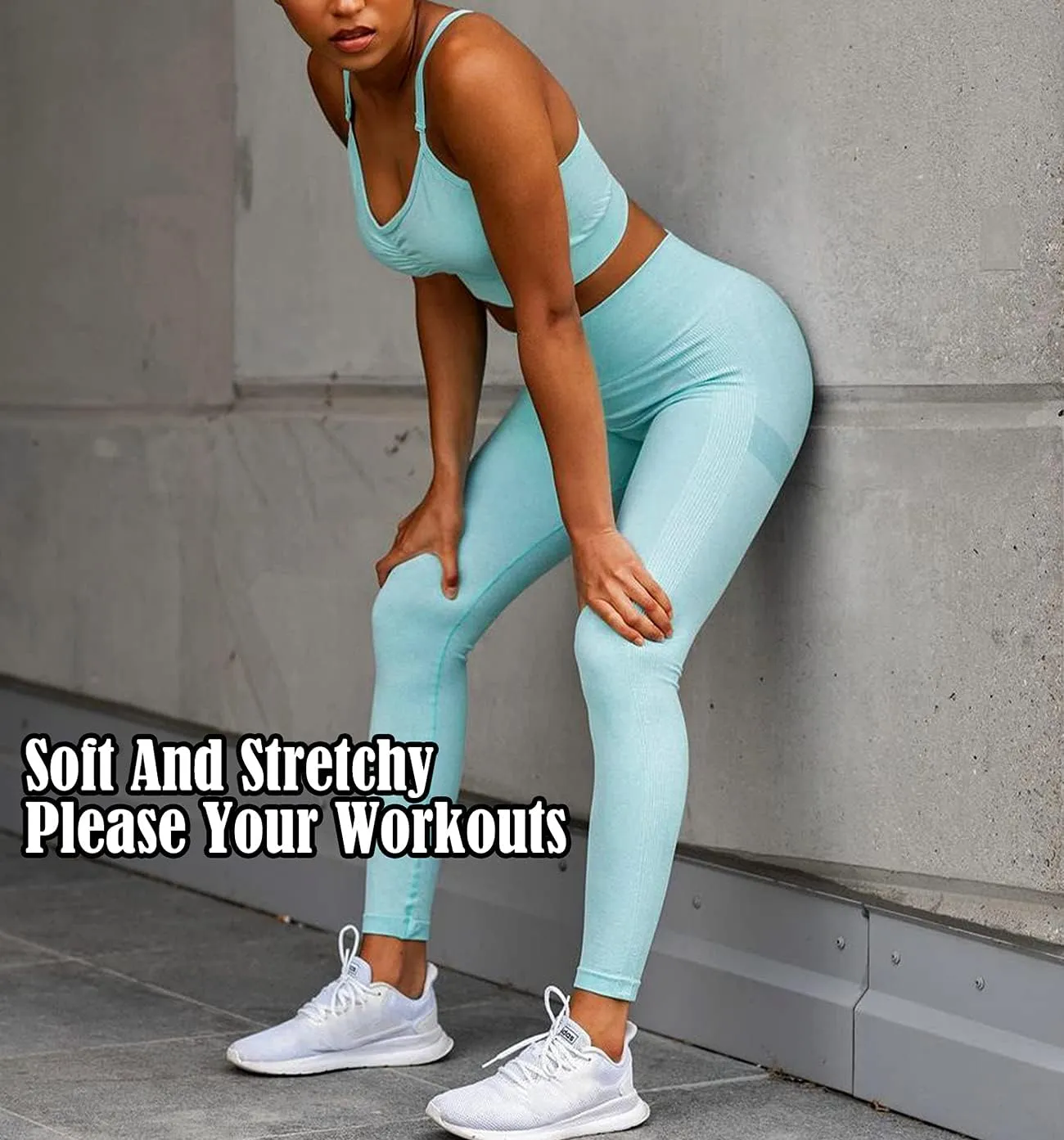 CFR Women's High Waist Workout Seamless Scrunch Booty Leggings Butt Lift Gym Fitness Girl Sport Active Yoga Pants