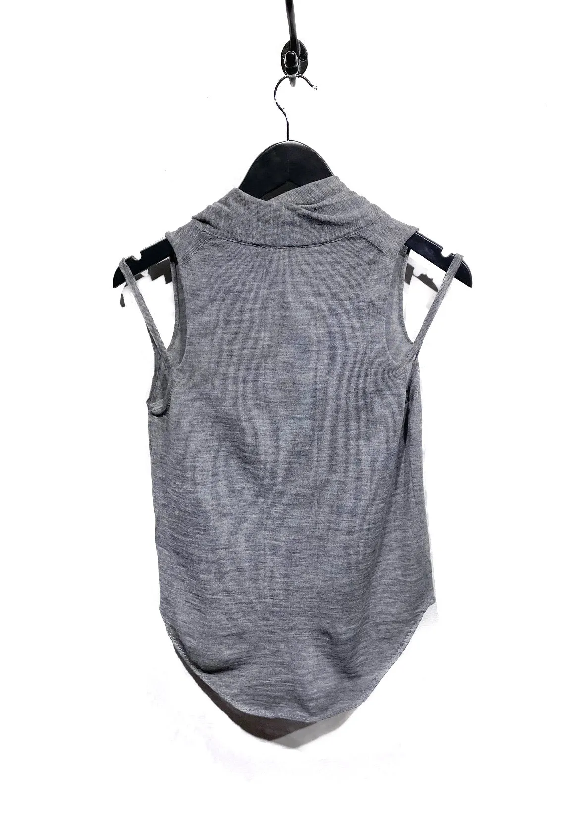 Chloé Grey Shawl Collar Sweater