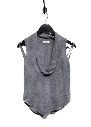 Chloé Grey Shawl Collar Sweater
