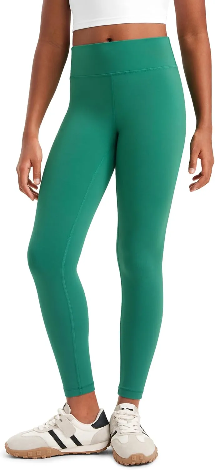 CRZ YOGA Girls Butterluxe Full Length Athletic Leggings - Kids High Waist Lounge Pants Active Dance Running Yoga Tights