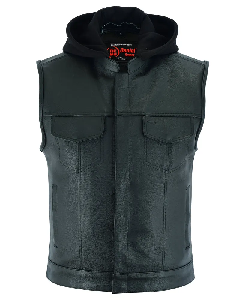 Daniel Smart Concealed Snaps, Premium Naked Cowhide, Removable Hood & Hidden