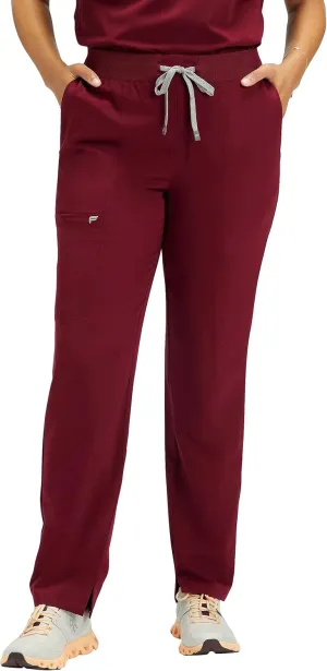 Fabletics Women's Performance Scrub Pant - MotionTech, 4-Way Stretch, Pocket-Packed, Wrinkle-Resist, Semi-Slim Fit