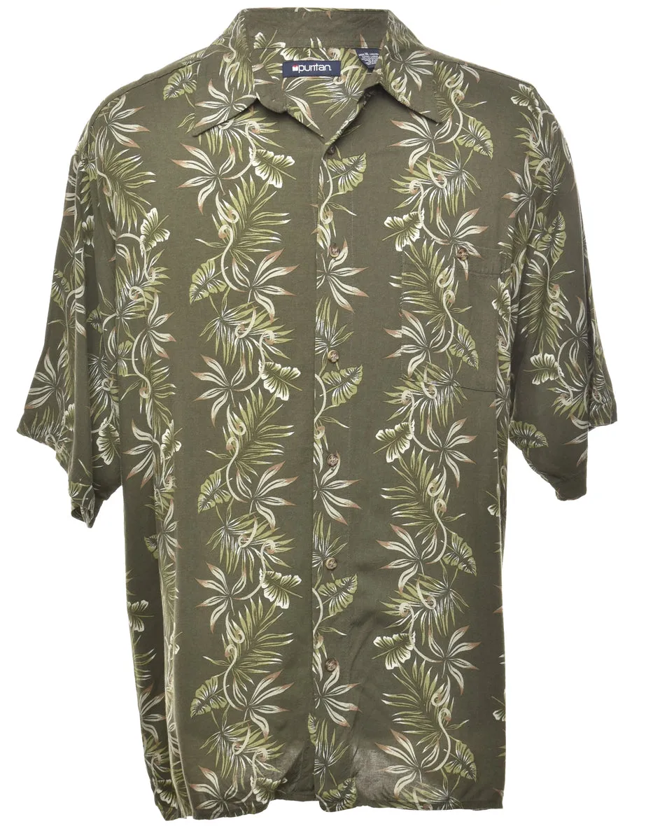 Foliage Hawaiian Shirt - XL
