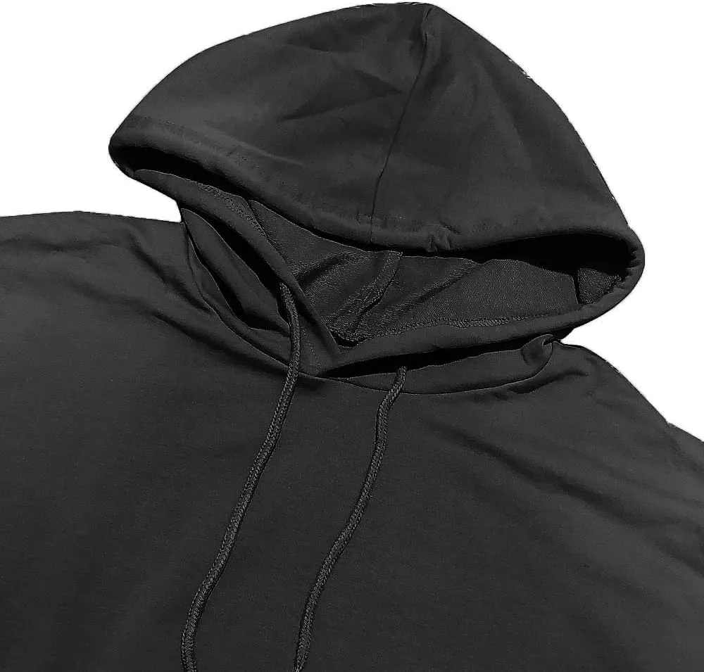 Fronage Women's Oversized Hoodie Slogan Letter Graphic Long Sleeve Sweatshirt Aesthetic Pullover with Kangaroo Pockets