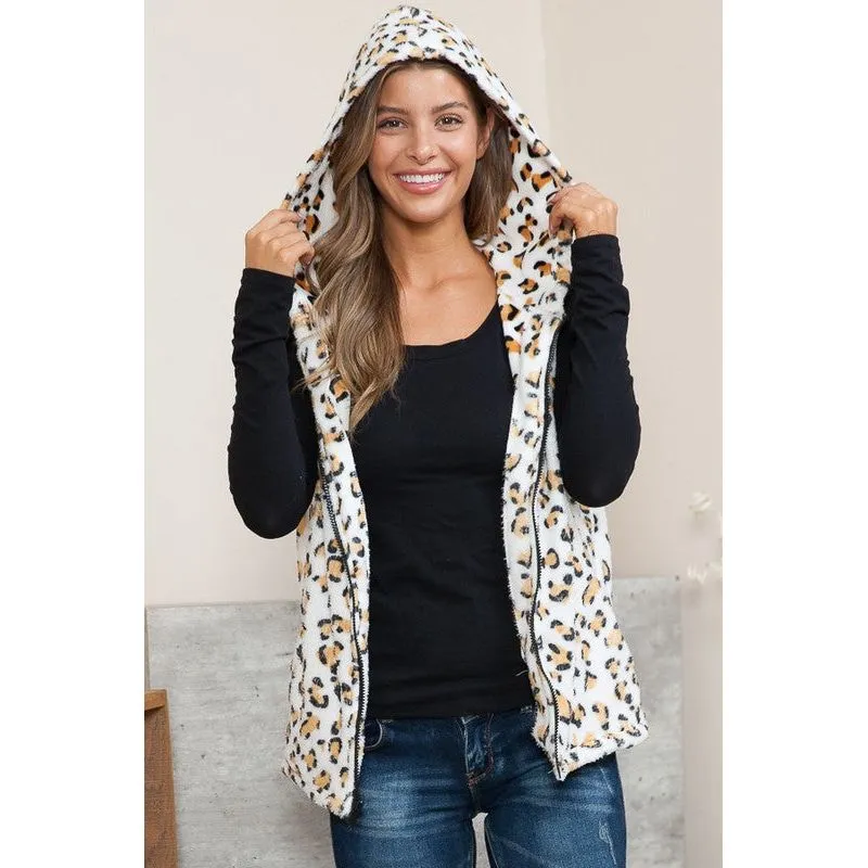 Hoodie Vest with Pockets