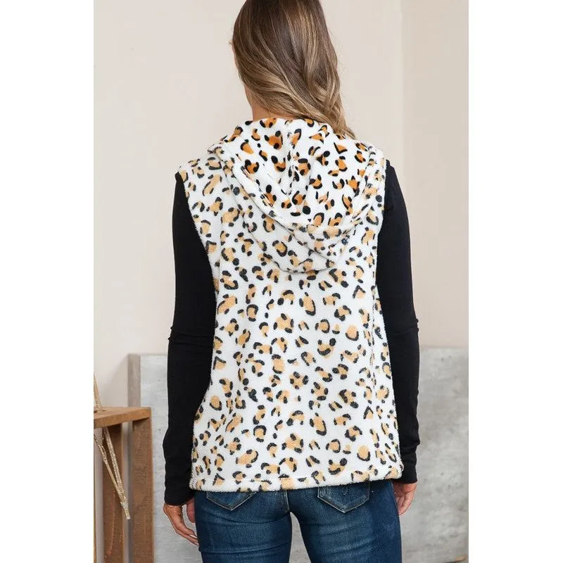 Hoodie Vest with Pockets