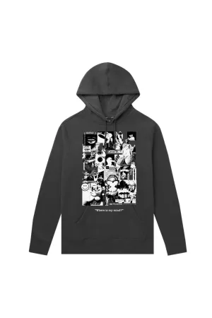 HUF WHERE IS MY MIND PULLOVER HOODIE - BLACK