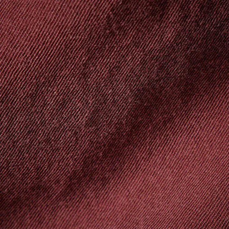 James Perse Short Sleeve Crew Neck- Claret Pigment