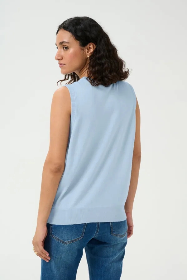 Kaffe Lizza Slipover || Soft Chambray