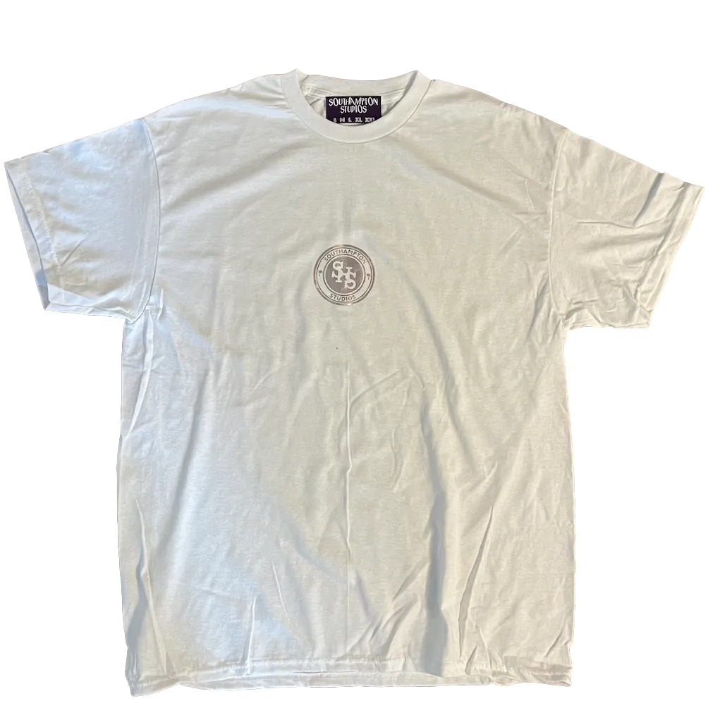 Logo Tee - White / Rose Gold