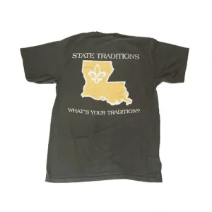 Louisiana Who Dat T-Shirt Black