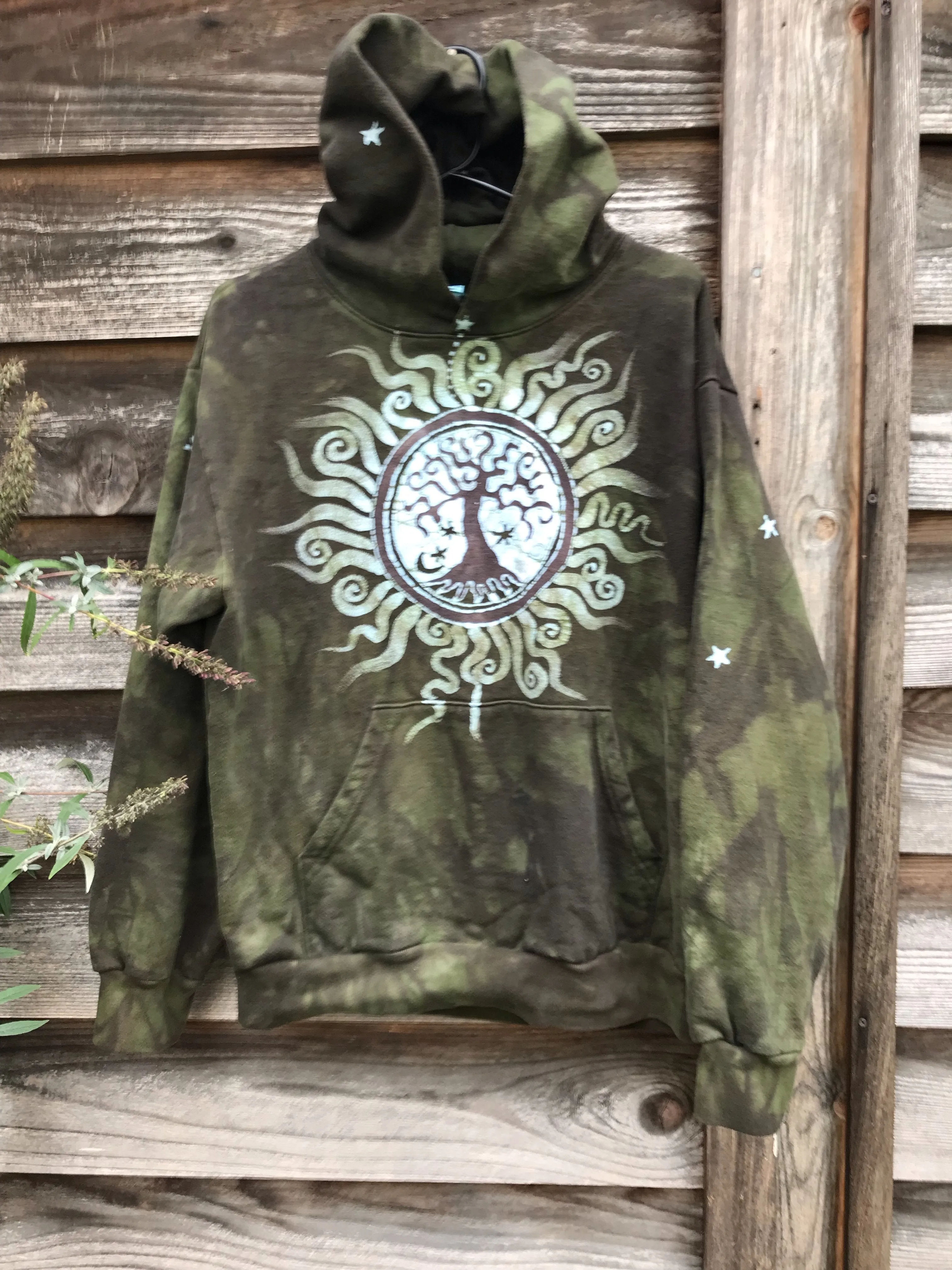 Made for Kris G MEMBERSHIP EXCLUSIVE Olive Tree of Life Pullover Hoodie size Medium