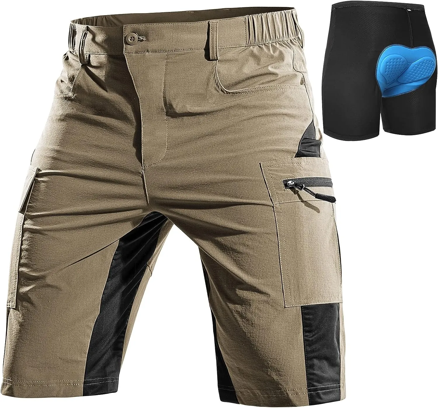 Men's Padded Mountain Bike Shorts 13