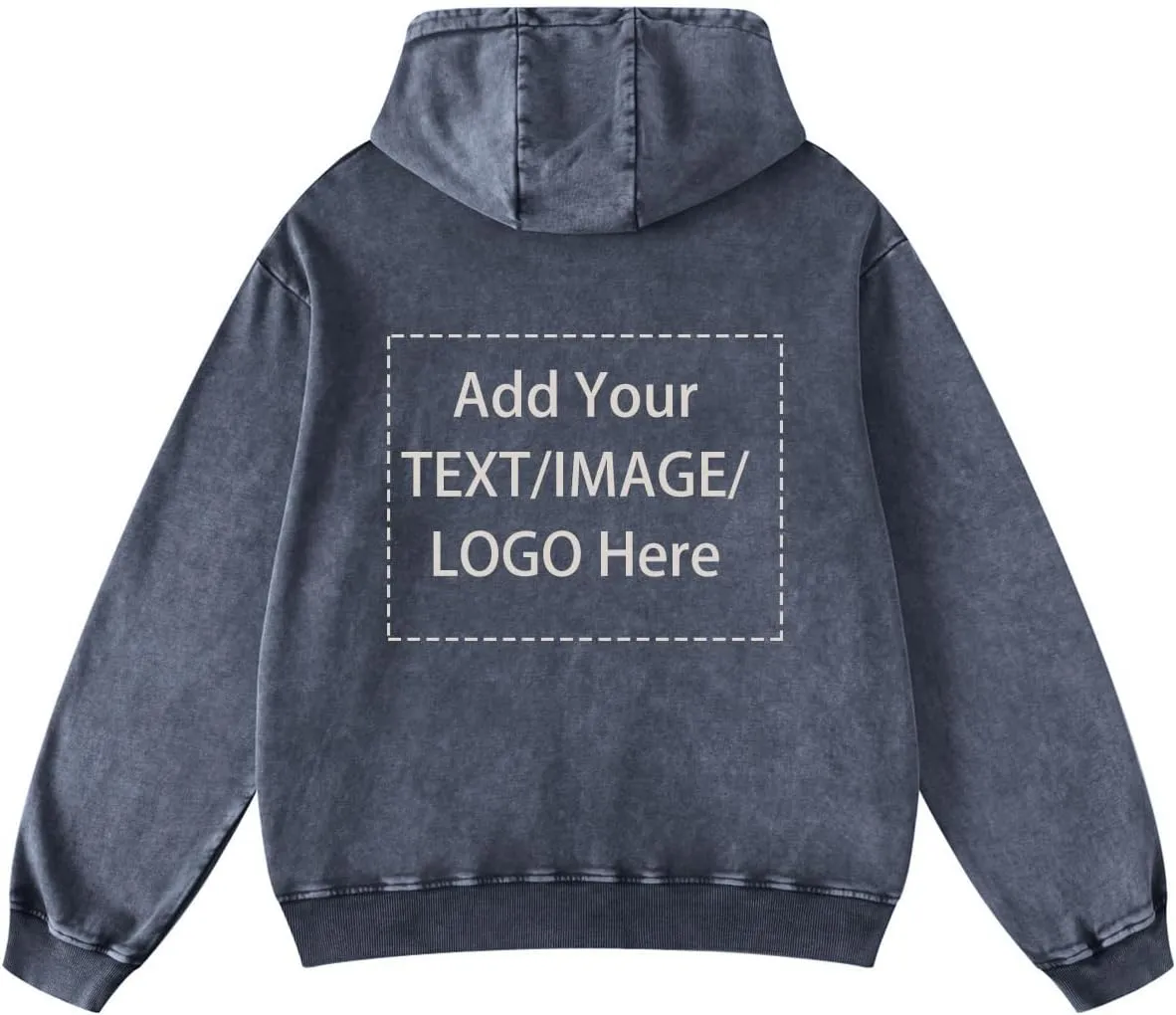 MGL&QQJ Custom Mens Hoodie Vintage Casual Streetwear Overasized Hoodies Unisex Pullover Acid Wash Hooded Sweatshirt D0211