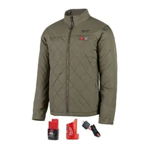 Milwaukee 203OG-213X M12 Heated Axis Jacket Kit 3X-Large, Olive Green