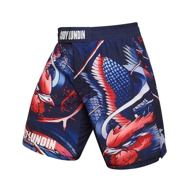 MMA 3D Skull Printed Breathable Shorts
