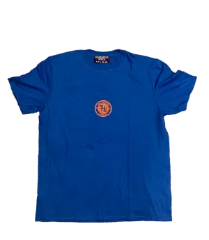Monogram Logo Tee - Blue / Orange
