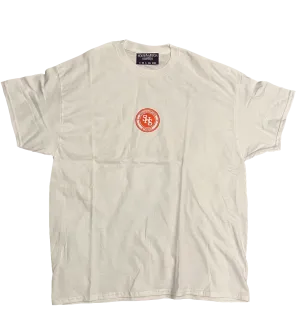 Monogram Logo Tee - White / Orange