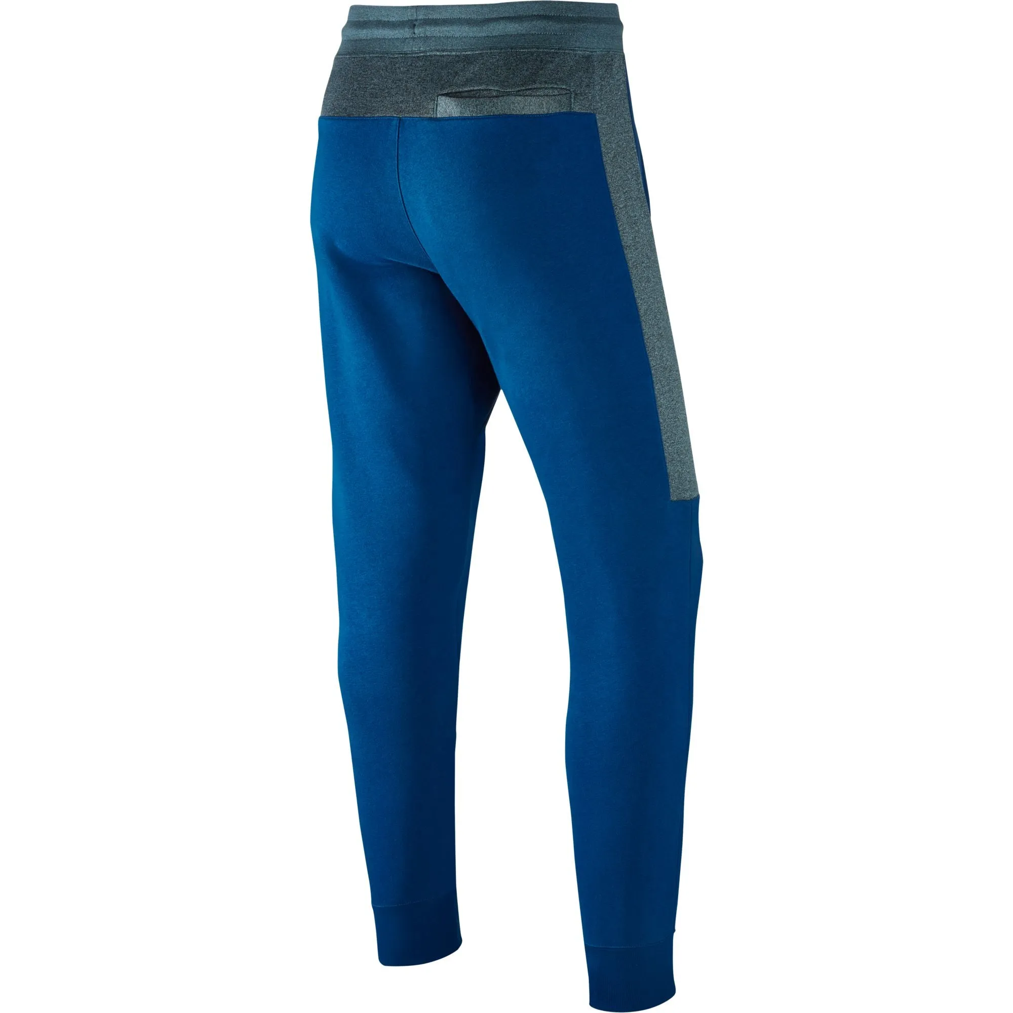 Nike Sportswear Air Fleece Men's Jogger Pants Royal Blue-Orange