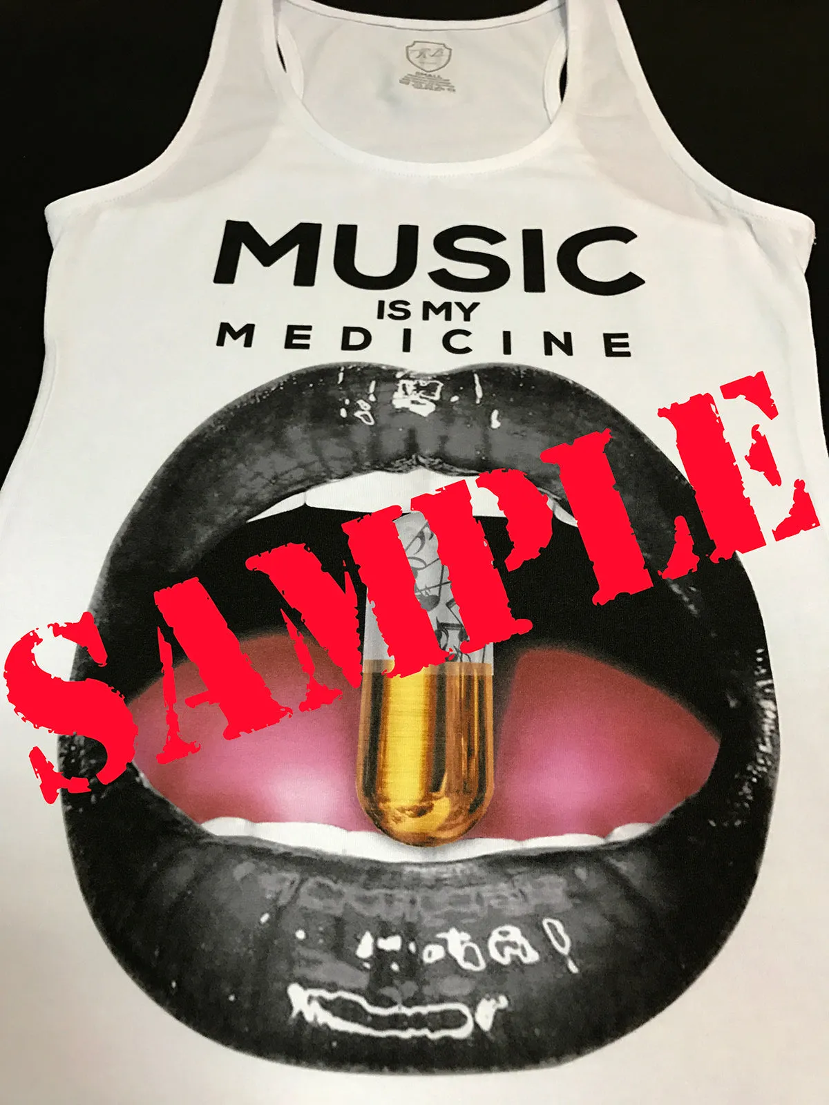 Pink Lips Women's T-shirt Funny Saying Tank Top WD094 P