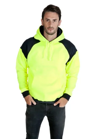 Ramo Mens' Contrast Fleece Hoodie (F303HPW)