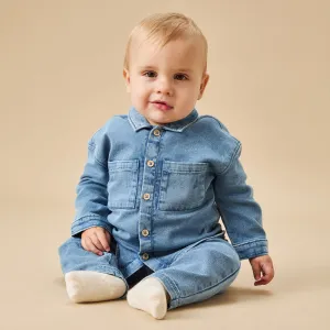 Soft Denim Shacket