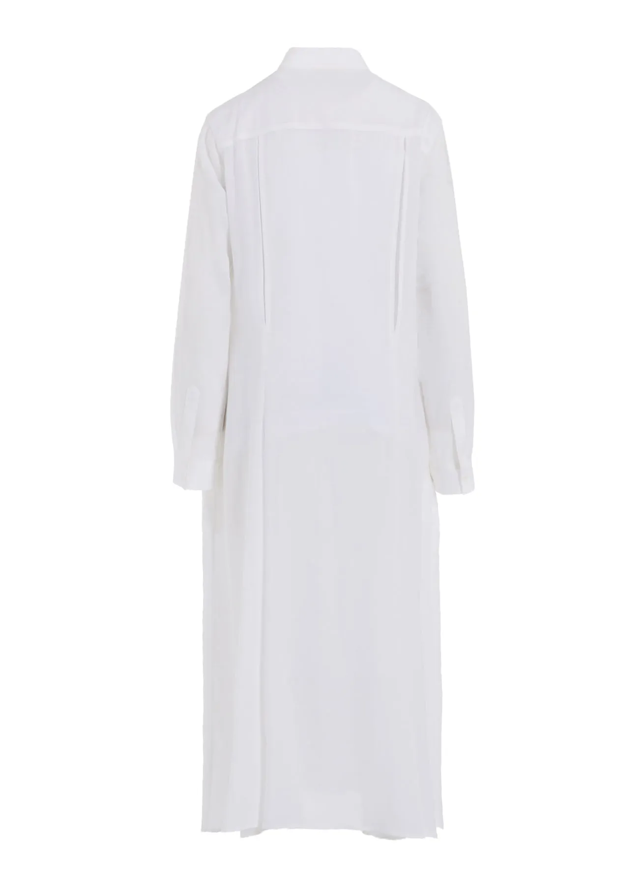 SOFT LAWN FLARED SLIT DRESS