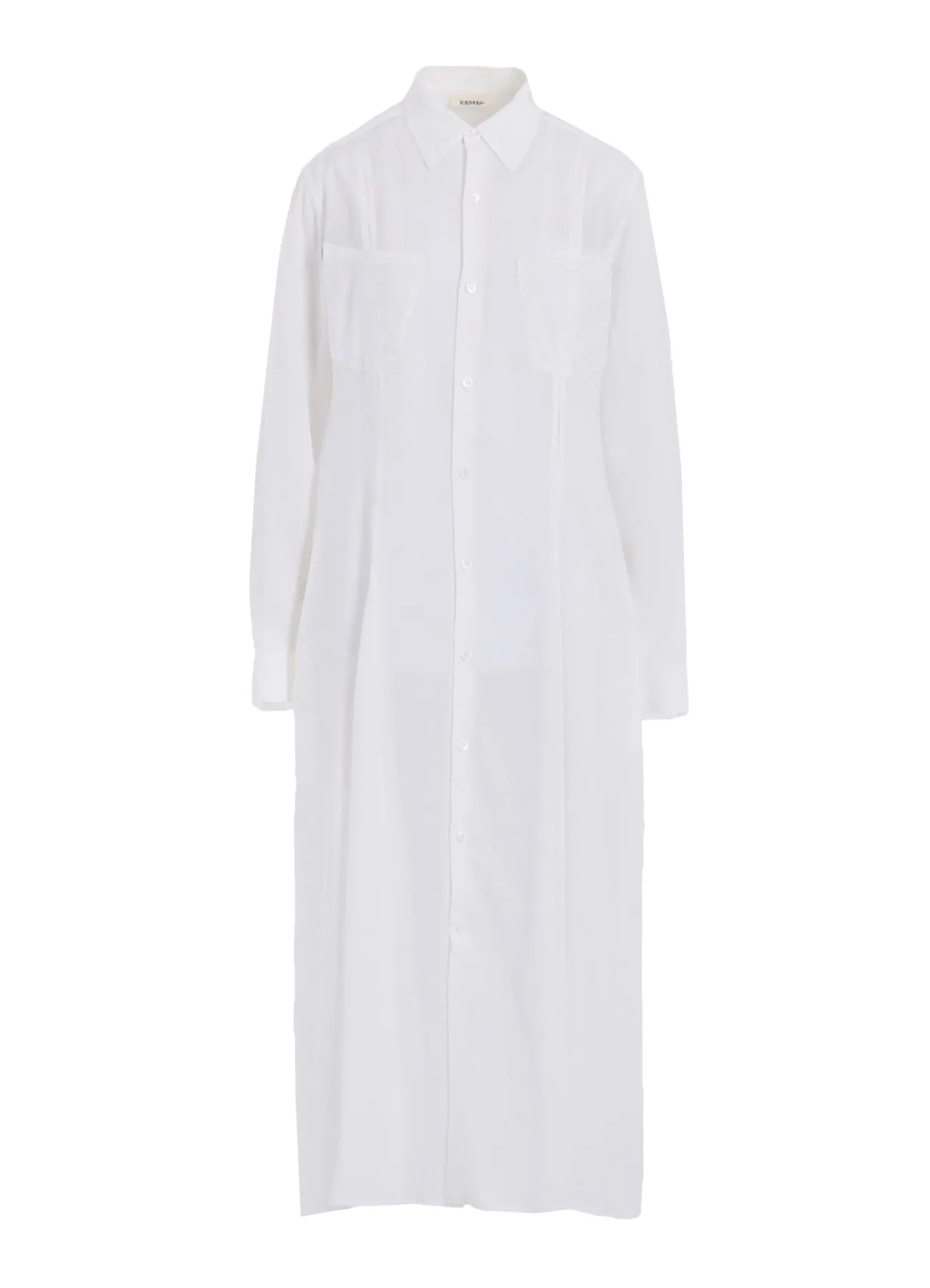SOFT LAWN FLARED SLIT DRESS