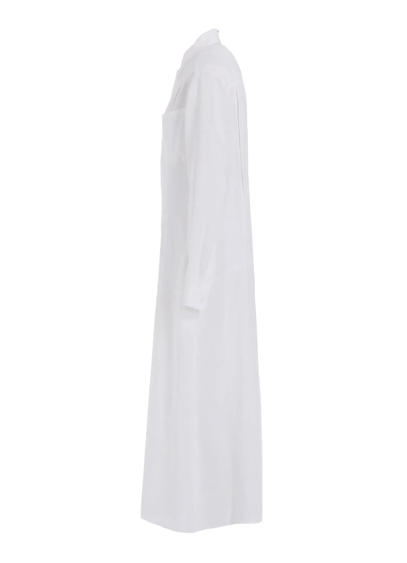 SOFT LAWN FLARED SLIT DRESS