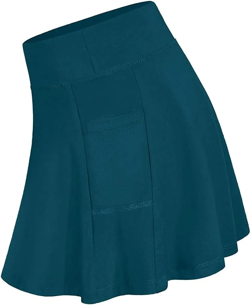 Sport Skirts for Women Summer Tennis Golf Skirts High Waisted with Pockets Inner Shorts for Athletic Skorts Running