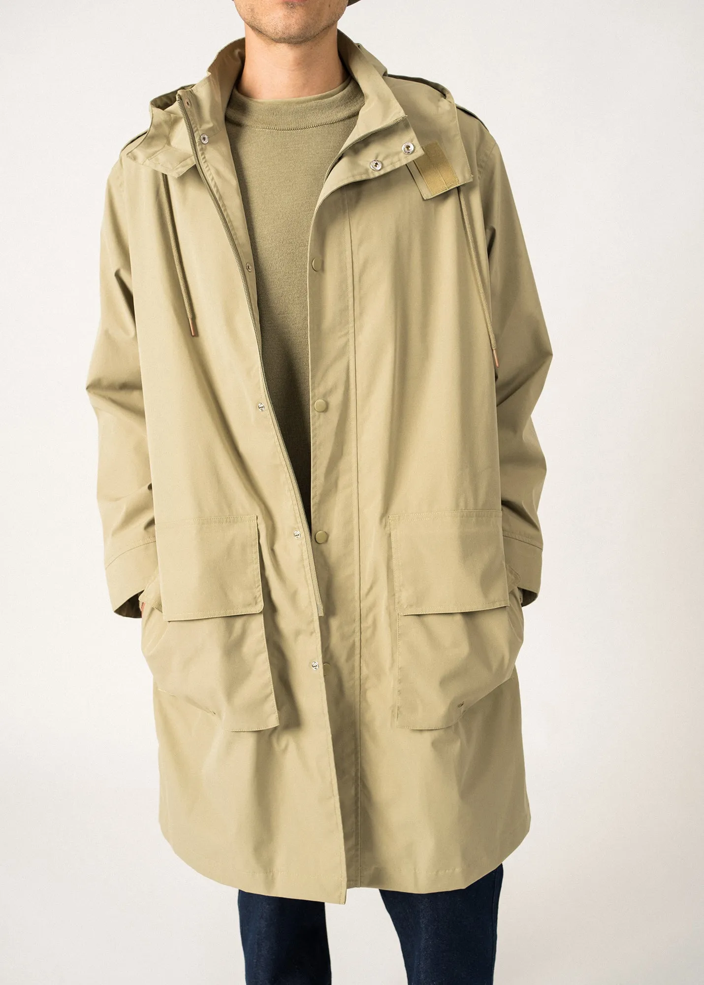 St Emile Trench Coat  hooded (AMANDIER)
