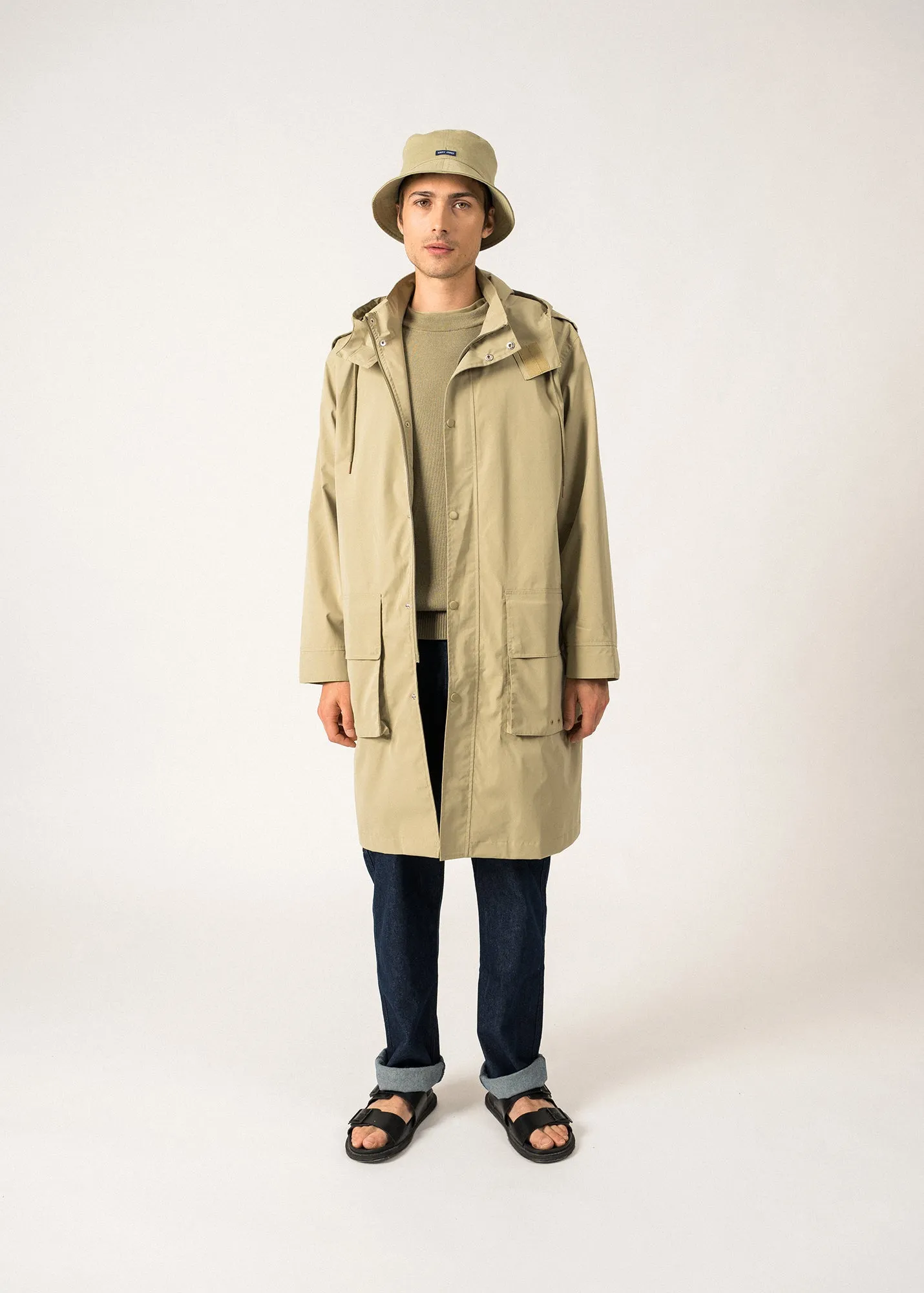 St Emile Trench Coat  hooded (AMANDIER)
