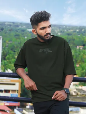 Stylish Loopknit T-Shirt with Back Print - ₹200