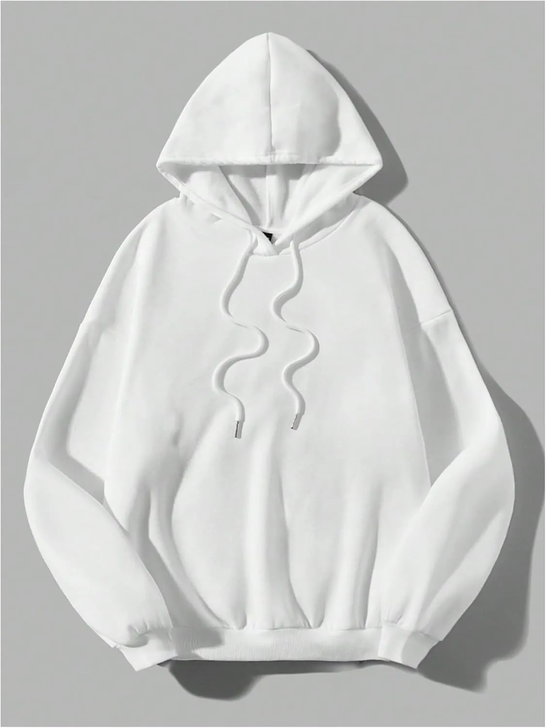 SweatyRocks Women's Graphic Hoodies Long Sleeve Drop Shoulder Oversized Sweatshirts with Hood