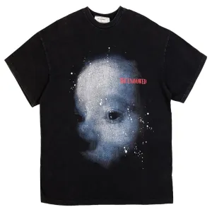 The Unavowed Head Sketch Designed Over Size T-Shirt-Black