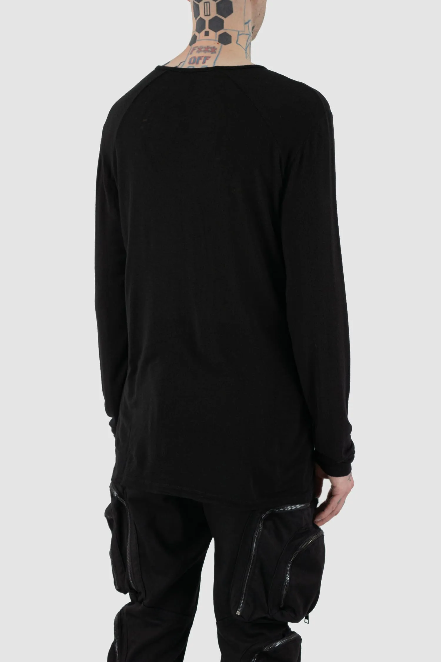 Thin Wool and Viscose Blend Sweater