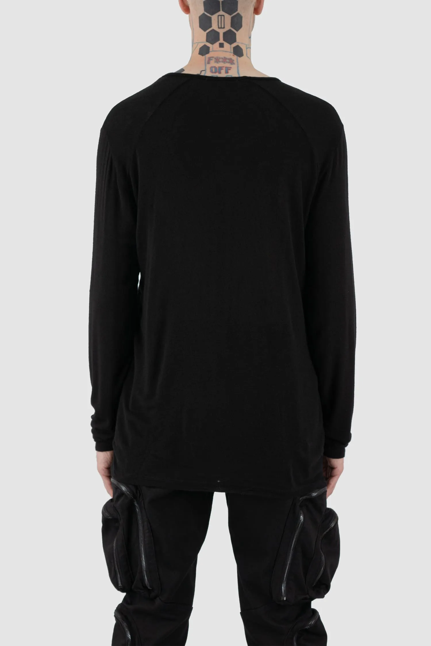 Thin Wool and Viscose Blend Sweater