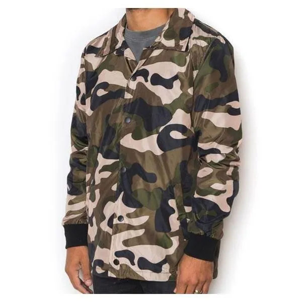 WEIV Olive Camo Coach's Jacket