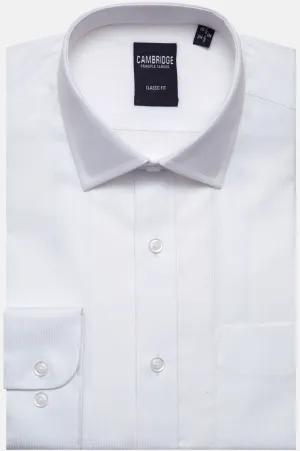 White Stripes Dobby Shirt