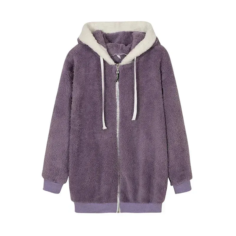 Wilina - Soft Fleece Jacket with Hood